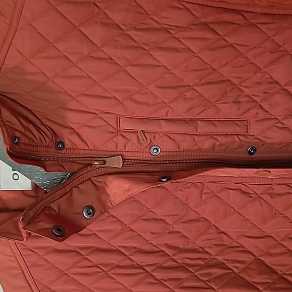 Orvis Quilted Full Zip Burnt Orange Vest Wmns XL Outdoors Wind & Water Resistant - Picture 6 of 14